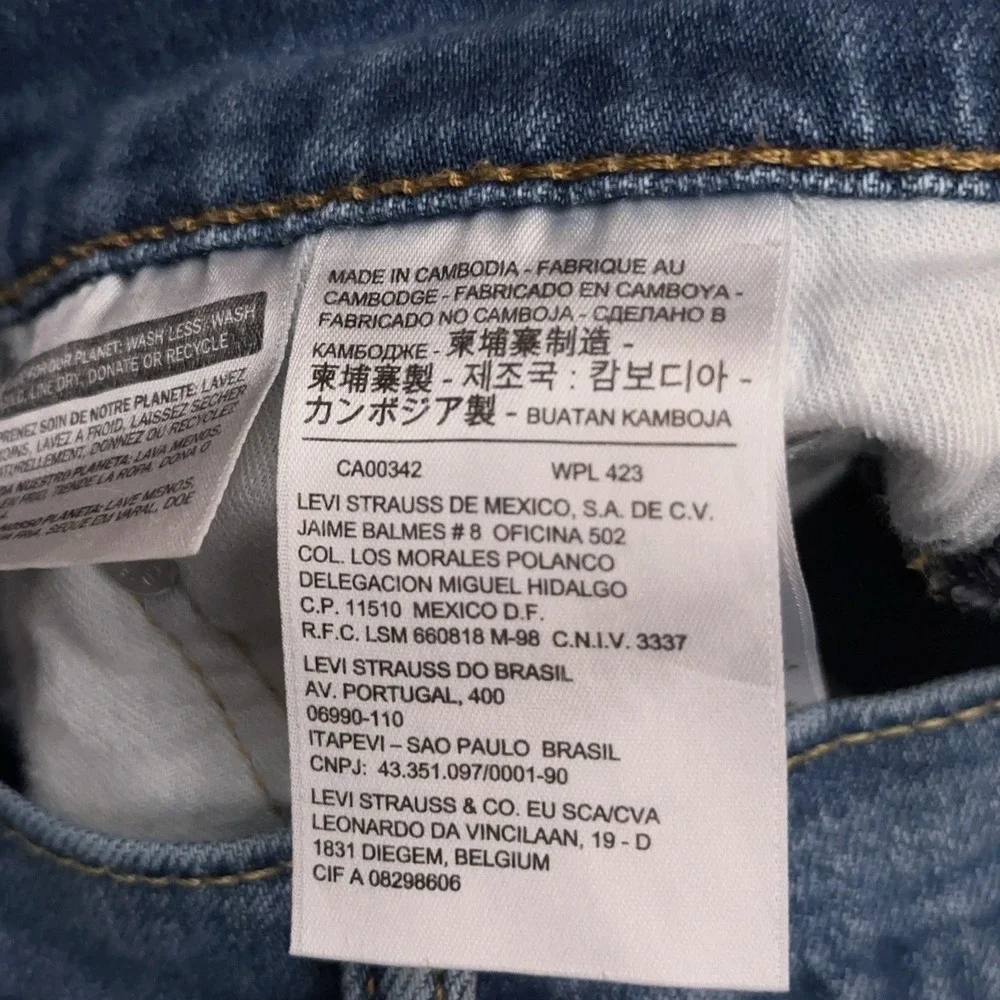Levi's 541 Jeans Men's 31x30 Blue Athletic Taper Medium Wash Denim Stretch Faded